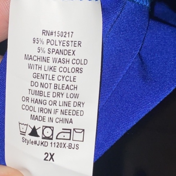 NWT - Vibe Sportswear Apparel Blue Evening Dress - Picture 7 of 11